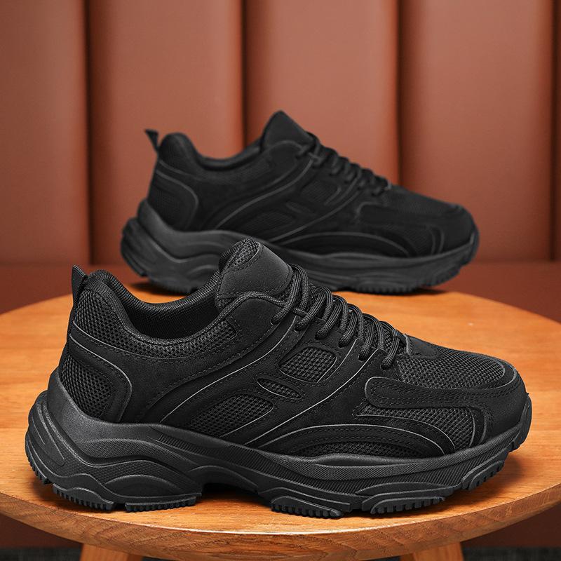 

Летняя мужская обувь новая дышащая сетчатая обувь мужская корейская версия трендовая универсальная обувь на платформе спортивная повседневная обувь для папы трендовая обувь 39