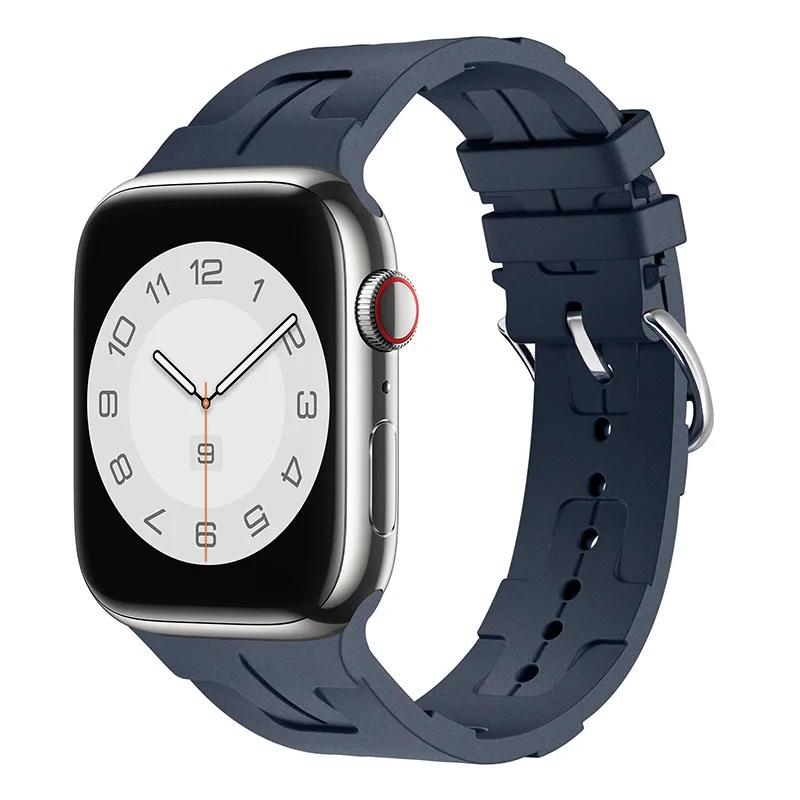 Silikonarmband für Apple Watch Band 46mm 42mm 45mm 41mm 49mm 44mm 40mm Weiches Armband iWatch Serie 10 Ultra 9 8 7 6 5 SE 4 Armband