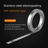 Self-Adhesive Stainless Steel Workbench Ruler Tape Desk Steel Flexible Scale Sticker Adhesive Tape Measure DIY Improvement Tool