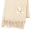 PAUL JOE ACCESSOIRES Joe Scarf with Logo 30cm x 180cm Brand Package Included [Paul & Joe] [Moonbat] & (Paul & Accessories) Brooch, 48140, Women's,