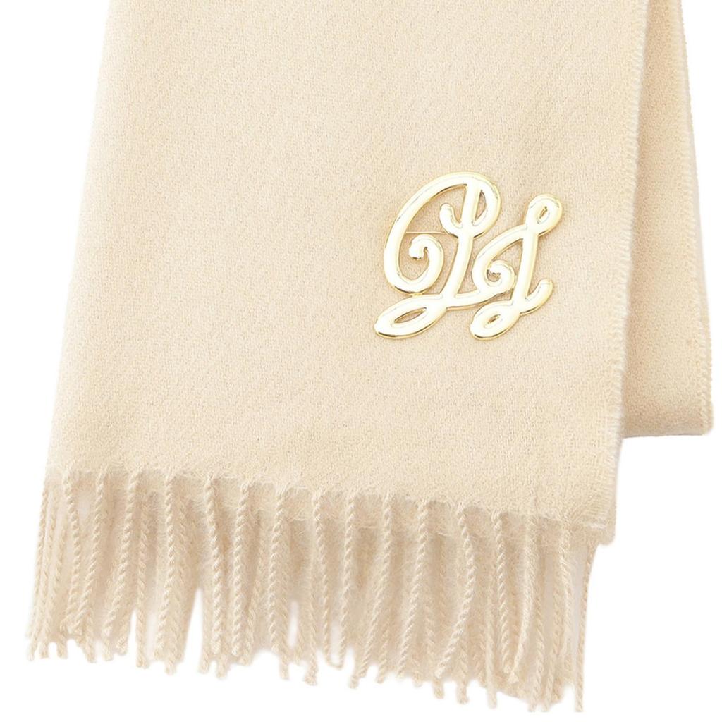 PAUL JOE ACCESSOIRES Joe Scarf with Logo 30cm x 180cm Brand Package Included [Paul & Joe] [Moonbat] & (Paul & Accessories) Brooch, 48140, Women's,
