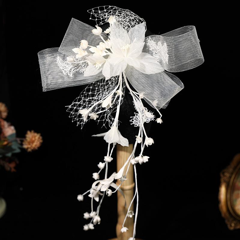 Handmade Juan Yarn Hot Flower Hairpin Peony Peony Hanbok Back Pressure Headdress Tang Style Flower Gradient Green Ancient Style Hanbok Headwear