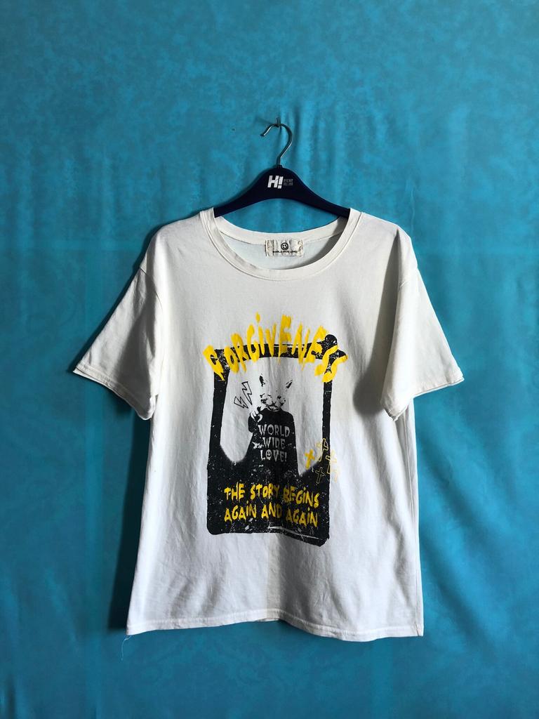 SALE!!VTG world wide love pop art design made in japan size 1 #1563