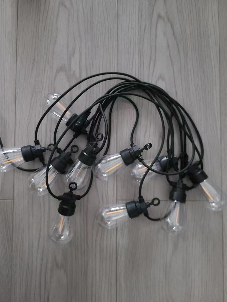Outdoor Waterproof Solar LED G50 Bulb String Lights