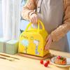Cartoon Pattern Handheld Food Organization Storage Bag Aluminum Foil Thickened Lunch Insulation Box