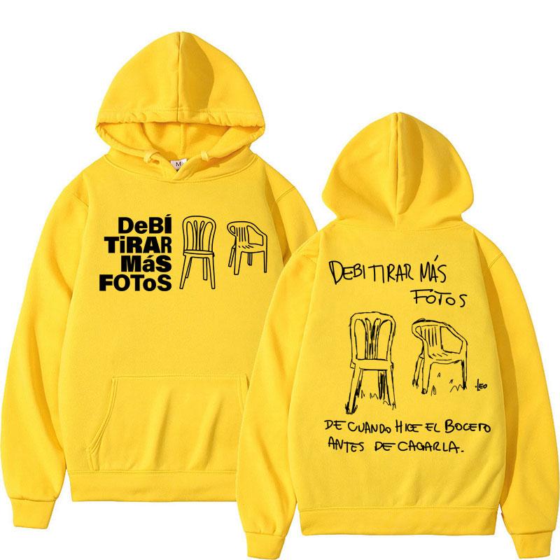 DTMF Ich sollte mehr Fotos machen BAD BUNNY Hoodies Herren Damenmode Hip Hop Popmusik Sweatshirt Fleece Oversized Lässig