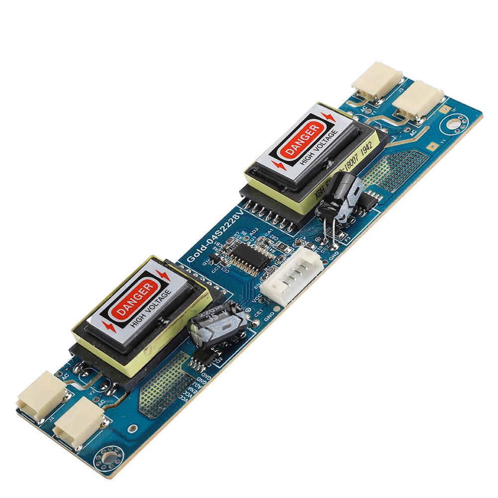 CCFL 4 Lamp Small Port High Pressure Inverter Board for 10-26" LCD Screen Backlight 10-28V