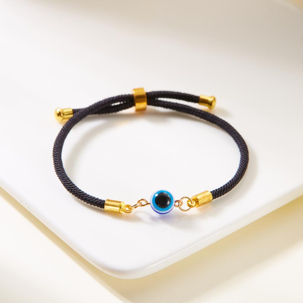 Simple Turkish Blue Evil Eye 7 Knot Braided Bracelet for Women Men Lucky Red Rope Handmade Bracelet Aesthetics Party Jewelry