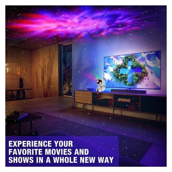 Galaxy Star Astronaut Projector Light Starry Sky Porjectors Lamp Nebula LED Night Light Gift Decoration Bedroom Room
