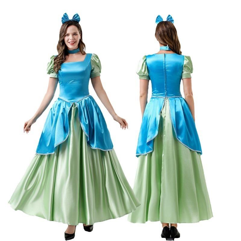 Halloween New Cinderella Sister Princess Dress Children Adult Masquerade Drama Costume