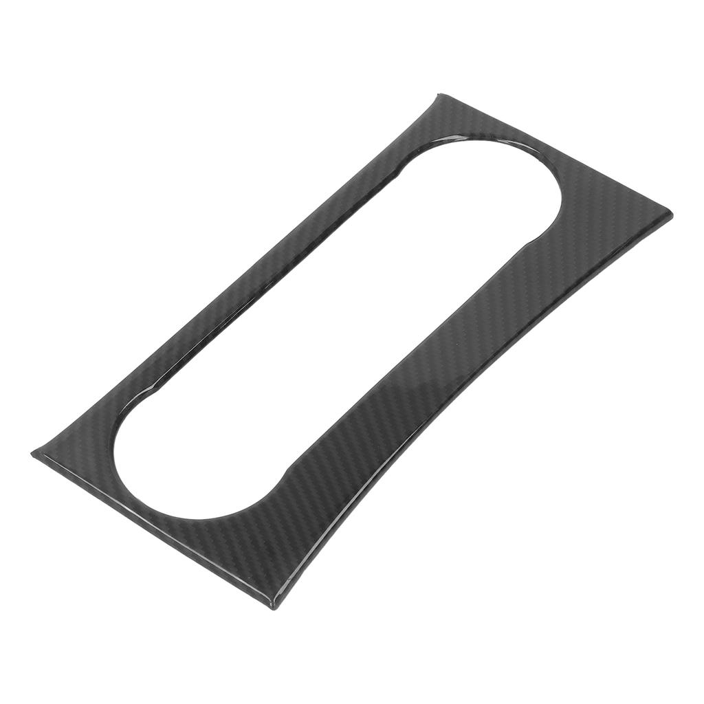 Center Console Air Condition Switch Panel Frame Cover Carbon Fiber Style Replacement for Benz C Class W204 2011‑2015