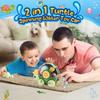 Turtle Bath Toy for Kids Waterfall Bath Toy with Spinning Wheel Strong Suction Cups Sound Bathtub Water Toy for Toddler Tub Time