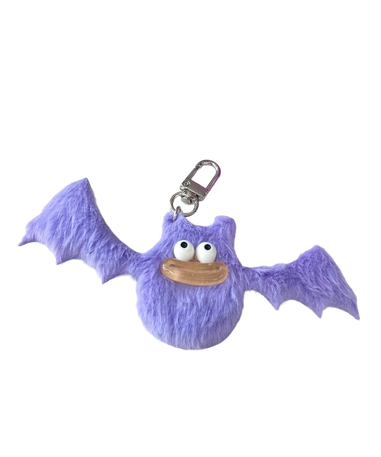 

WEGO Mini Hapi Hapi Bat Monster Plush School Size Purple Keychain, Cute, Girly, Gift, Present, Women s, F, фиолетовый