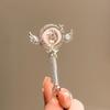 Cute Magic Wand Duckbill Hair Clip Girly Soft Edge Bangs Side Clip Hair Accessory for Teen Girls School Daily Wear