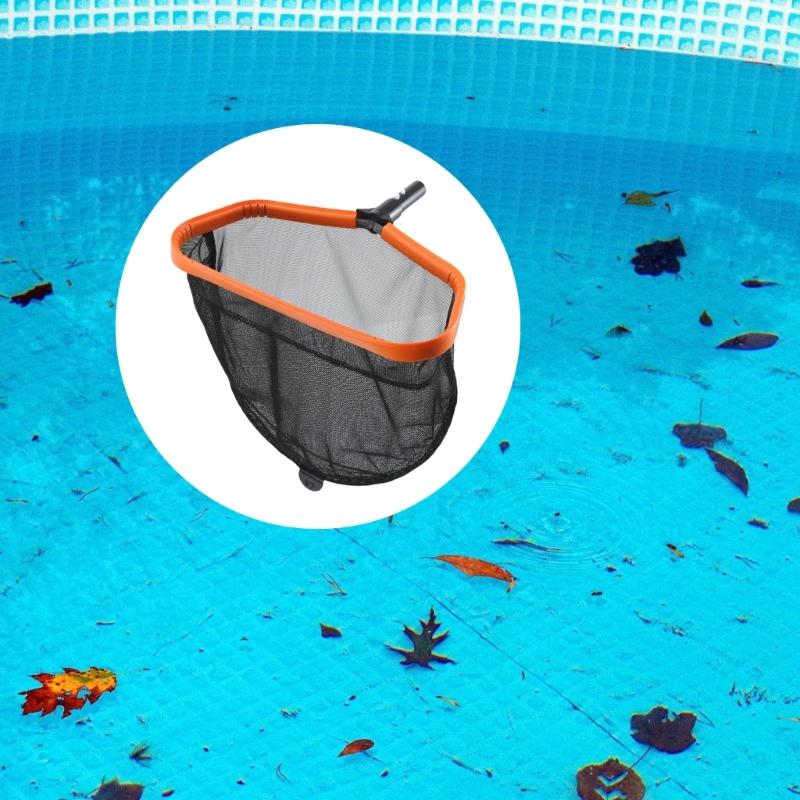 Light Weight Easy Connection Pool Net Large Capacity Pool Net Deeper Pond Leaves Cleaning Net Pool Accessories Easy Use