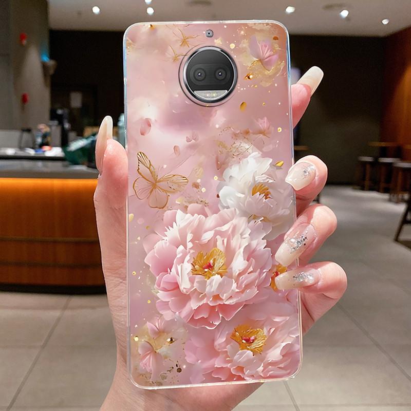 For Motorola Moto G5s Case Luxury Butterfly Fashion Flowers Clear Soft TPU Silicone Back Cover For Moto G5s G 5s MotoG5s Casing