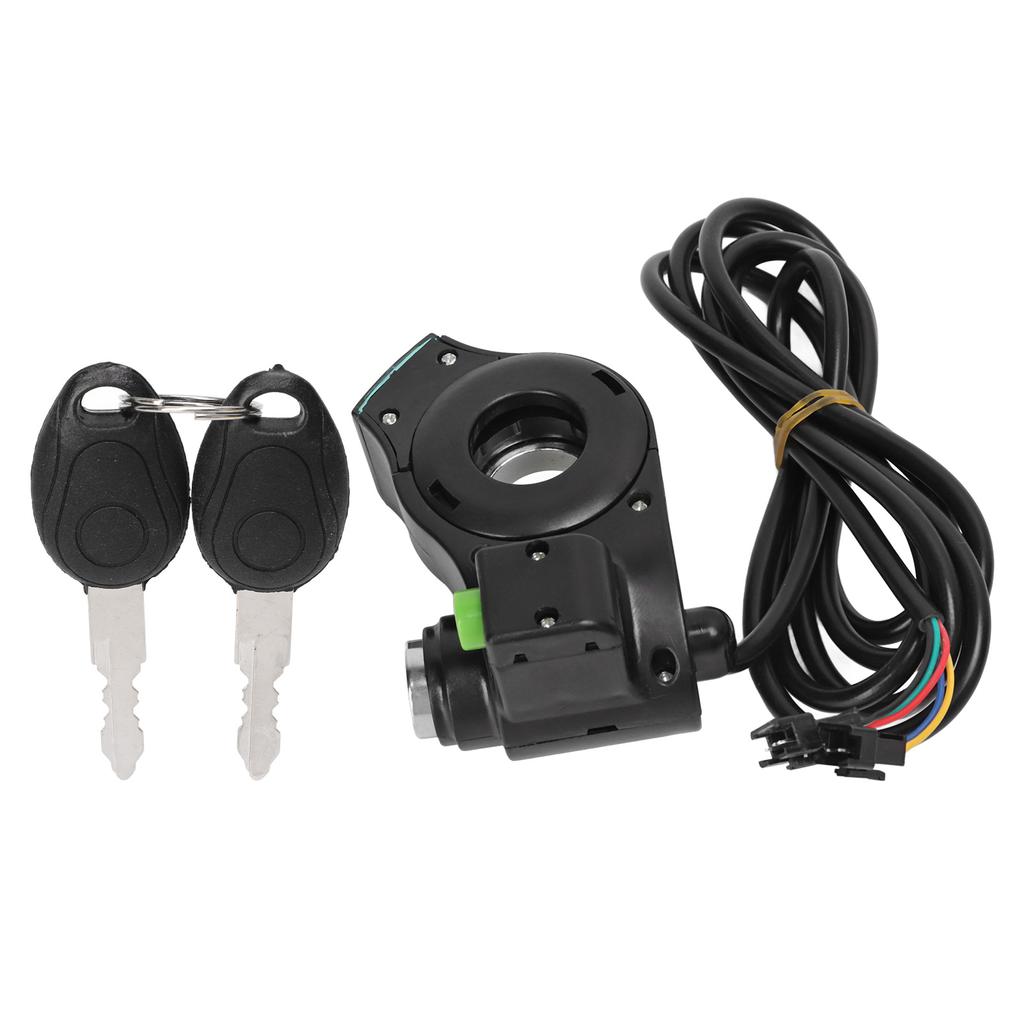 Throttle Grip Handlebar Handle Grip Twist Throttle with Blue Font Display for Electric Bike Motorbike Accessories