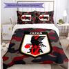 Japan Football Printed Bedding 3 Piece Set Cozy Breathable Bed Cover Set As Housewarming Holiday Gift