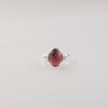 Schwarzer Rhodonit Edelstein Partywear Ring 925 Sterling Silber Schmuck Geschenk für die Liebe CZR-18-22