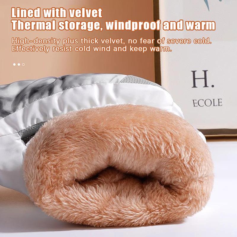 Winter Cycling Gloves Non Slip Touch Ski Gloves Snowboard Accessories Waterproof Pocket Warm Men'S And Women'S Gloves