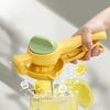 Exprimidor Manual Grande de Frutas con Pinza Multifuncional de Prensa Manual para Naranja Limón Granada Hogar Cocina