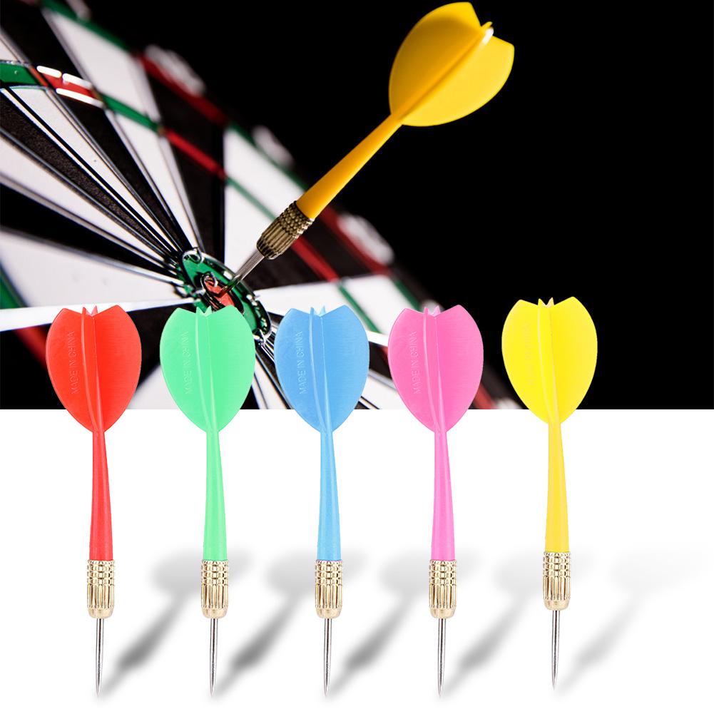 18pcs 6 Sets 15.2cm Steel Tip Darts Needle Slim Barrel with Nice Flights Tool