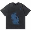 Washed Vintage Rapper Drake Take Care Album Graphic T Shirts Men Hip Hop Retro Tshirt Mens Fashion Casual Oversized Tee Shirt