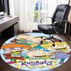 1pc Rugrats Office Round Area Rug,Bedroom Living Room Home Decor, Room Deco a1016140