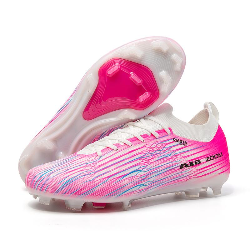Men'S And Women'S Long-Nail Football Shoes Training Shoes Competition Youth Lace-Up Soccer Shoes