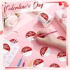 500 Stück Valentinstag Siegelaufkleber 50mm Beschreibbare Runde Siegelaufkleber Selbstklebendes Verpackungsetikett für Umschlagkarte