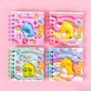Cartoon Animal Pocket Notebook Wire Bound Memo Notepad 3D Dinosaur Rabbit Panda Mini Spiral Notebook School Office Supplies