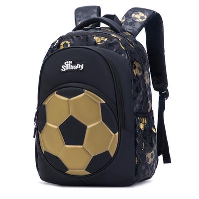 Nova Mochila Escolar Ortopédica 3D Fofa Para Meninos Mochila de Futebol de Desenho Animado Crianças Crianças Alta Capacidade Impermeável Mochila Escolar 1º-3º Ano