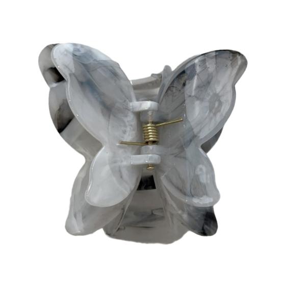 Hair Claw Medium Size Butterflies Shape Acetate Plate Hair Clip Gradient Texture Strong Grip Back Head Hair Claw Hair Accessories