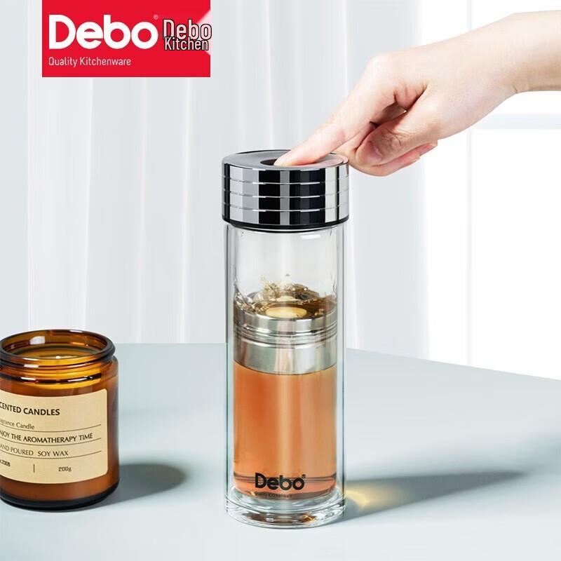 Debo Alonso Magnetic Glass Office Cup