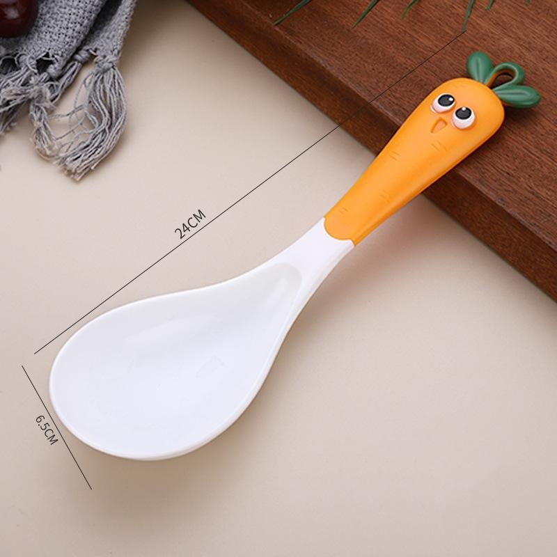 Kitchen Utensils Soup Spoon Comfortable Grip Durable Cartoon Cooking Rice Spatula Scoop