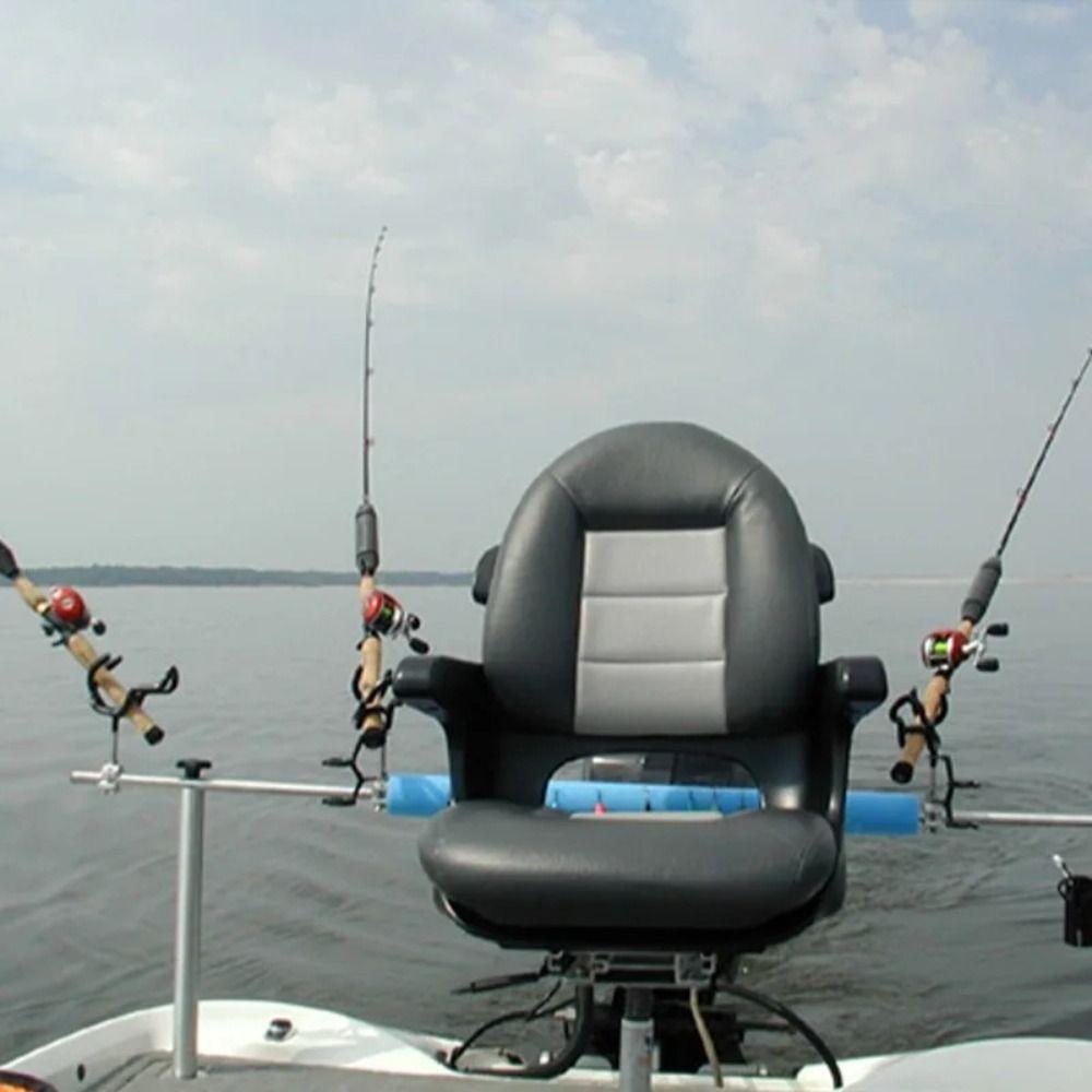 Black Fishing Boat Rod Holder Metal Portable Fishing Pole Stand Fishing Pole Holders  Men