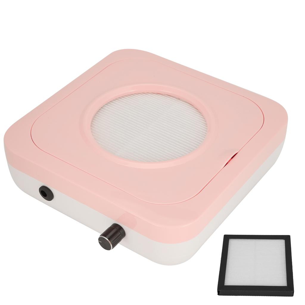 80W Nail Dust Collector Powerful Suction Nail Dust Vacuum Machine With Filter (100‑240V)US Plug