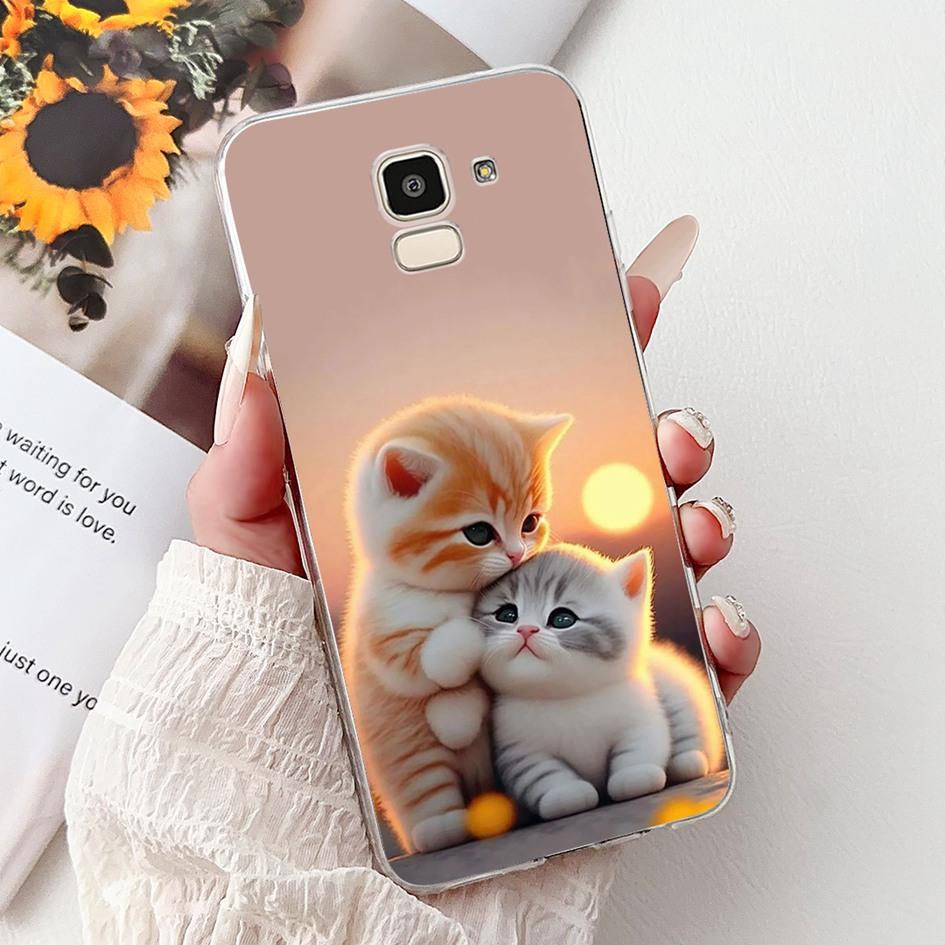 For Samsung Galaxy J6 2018 J600 SM-J600F Case Luxury Marble Dragon Soft Clear Silicone Phone Cover For Samsung J6 Plus J610 Capa
