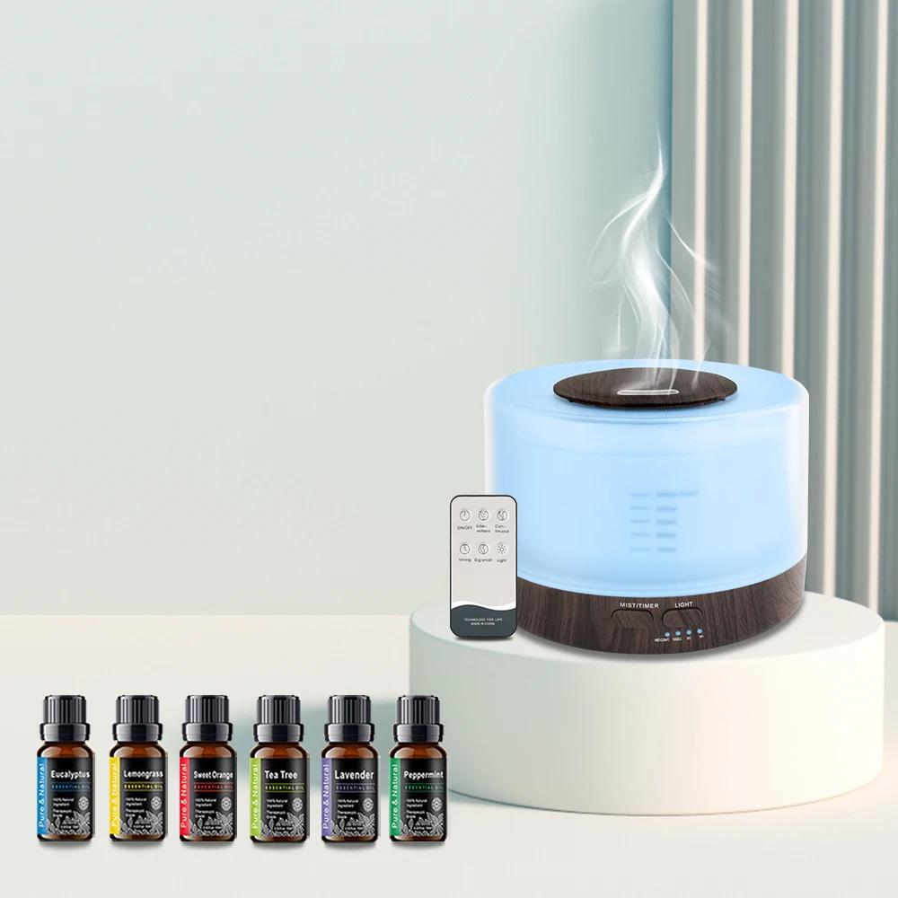 

Rated Aromatherapy Diffuser – 5-in-1 Humidifier, Timer, Auto-Off, 6 Oils Included none