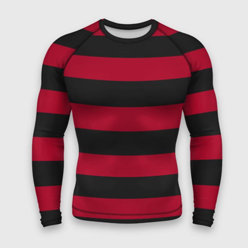 Pánské tričko s 3D potiskem, hip-hopovým kulatým výstřihem a dlouhým rukávem, módní avantgardní ležérní minimalistické tričko