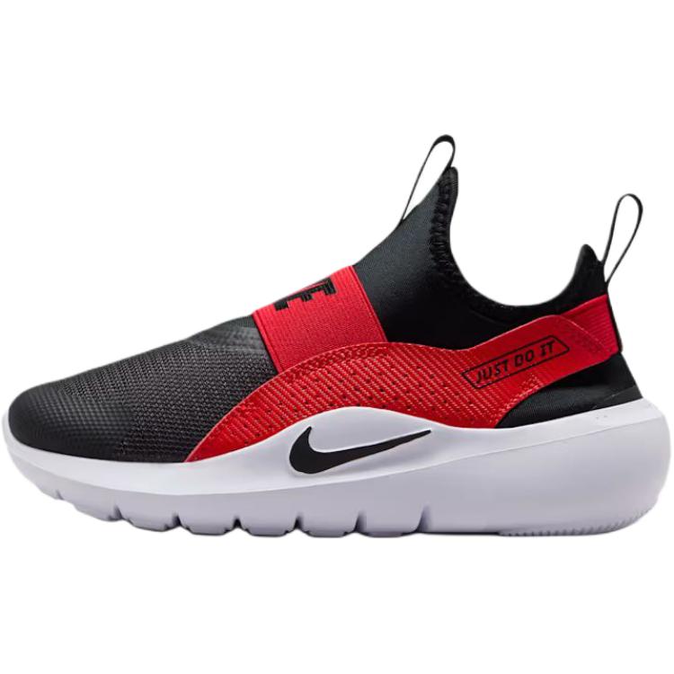 Nike Flex Runner 4 PS University Red Kids Sneakers Black White IF2894-606 29.5