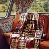 50Th Anniversary Celebration Blanket Personalized Name Soft Comfortable Stylish Blanket Car Blanket Perfect For Travel Camping Outdoor Home Suitable
