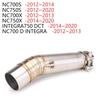 Custom Exhaust Tail Pipe for NC700X/NC700S/NC750X/NC750S Motorcycles