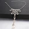 Elegant Rhinestone Finger and Toe Anklet: Women's Bohemian Beach Luxury Foot Jewelry
