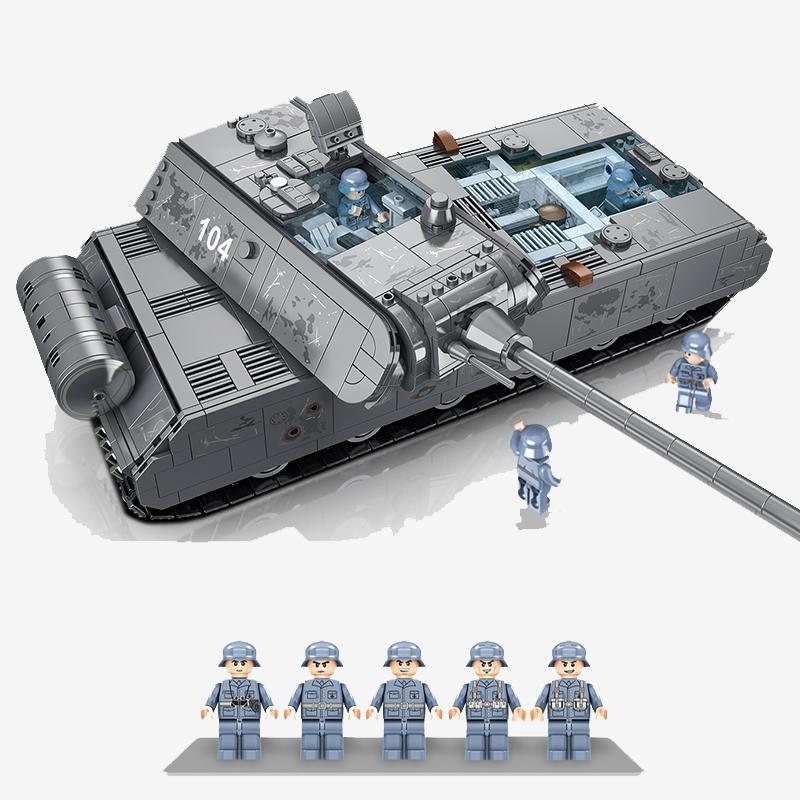 Modèle de char lourd allemand E-100 - Échelle 1/72 - Marque Easy Model