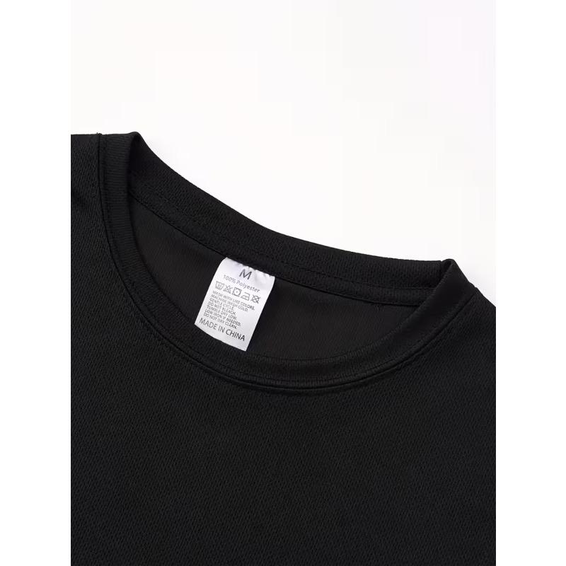European sizes Cat Lovers Swimming Black Cat Crew Neck Short Sleeve T-Shirt, Men'S Loose Streetwear Fashion Style