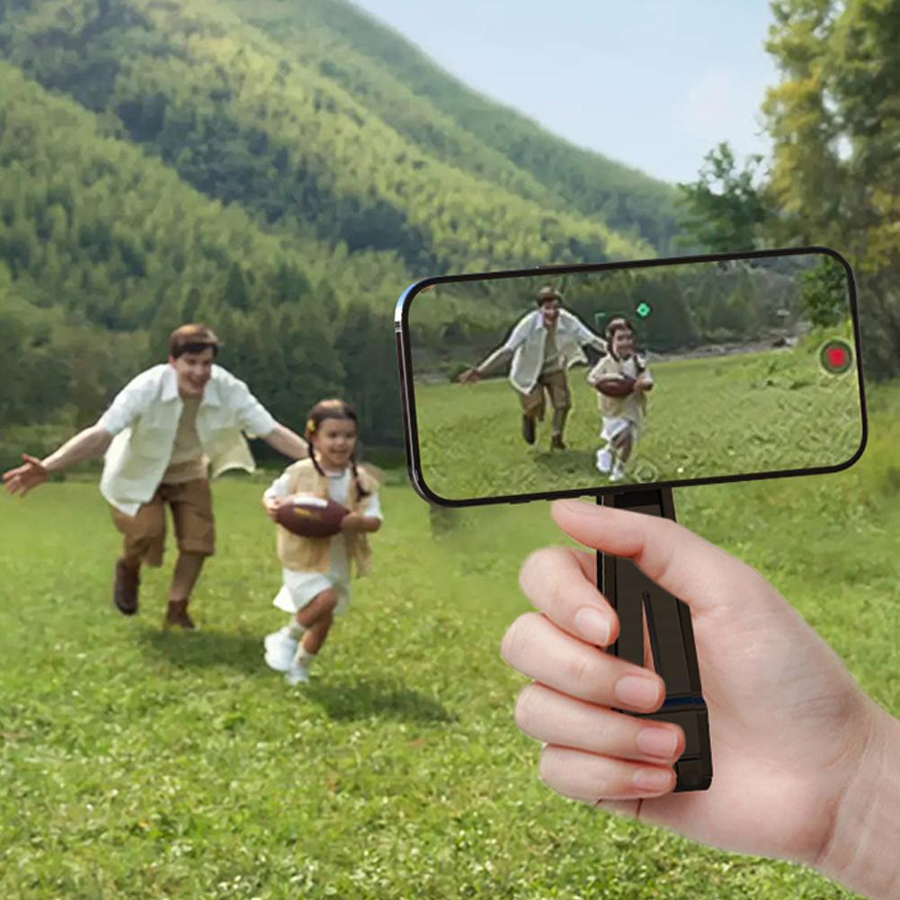 2025 New Phone Tripod Dual-sided Magnetic Stand Desktop 360° Rotating Portable Triangular Mobile Phone Live Streaming Stand