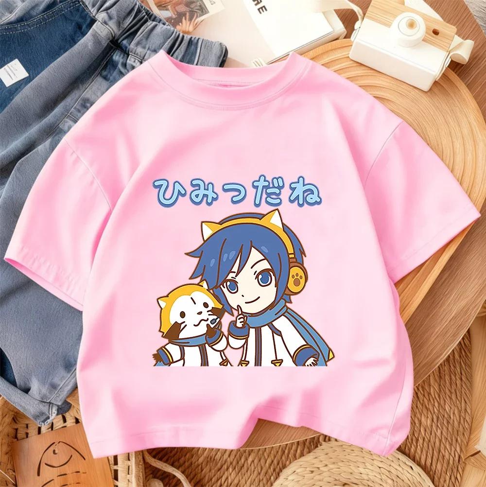 Fashion Children T Shirt Hatsune Miku Cute Kawaii Design Boys Girls Summer Street Style Crew Neck Outfit 314 Years
