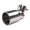 Adjustable Muffler Tip Stainless Steel Exhaust Tip Muffler Nozzle Angle Tail Throat Car Accessory For 38mm-54mm Exhaust Pipe