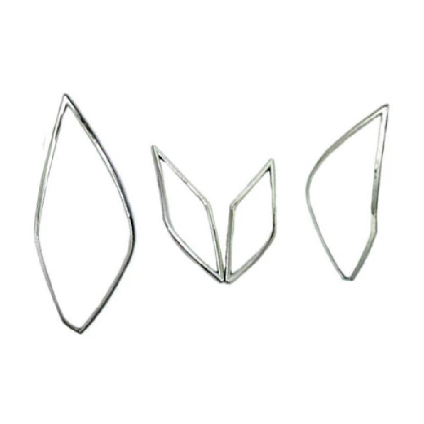 One Pair ABS Plastic Chrome Headlight Cover For Mercedes Benz W207 E Class Coupe / Convertible